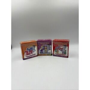 Winning Moves Brain Ade Games Set‎ of 3 Sealed Puzz-Ominos Square Deal Power